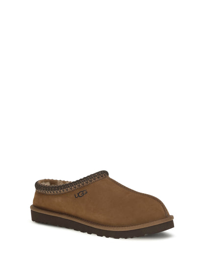 Ugg Tasman II Nubuck Clogs - Dark Chestnut