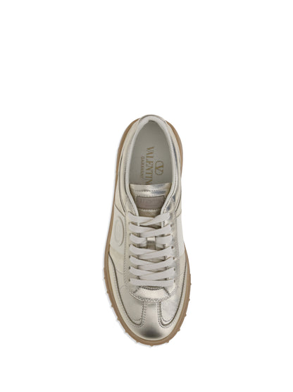 VALENTINO GARAVANI Laminated leather Upvillage Sneakers