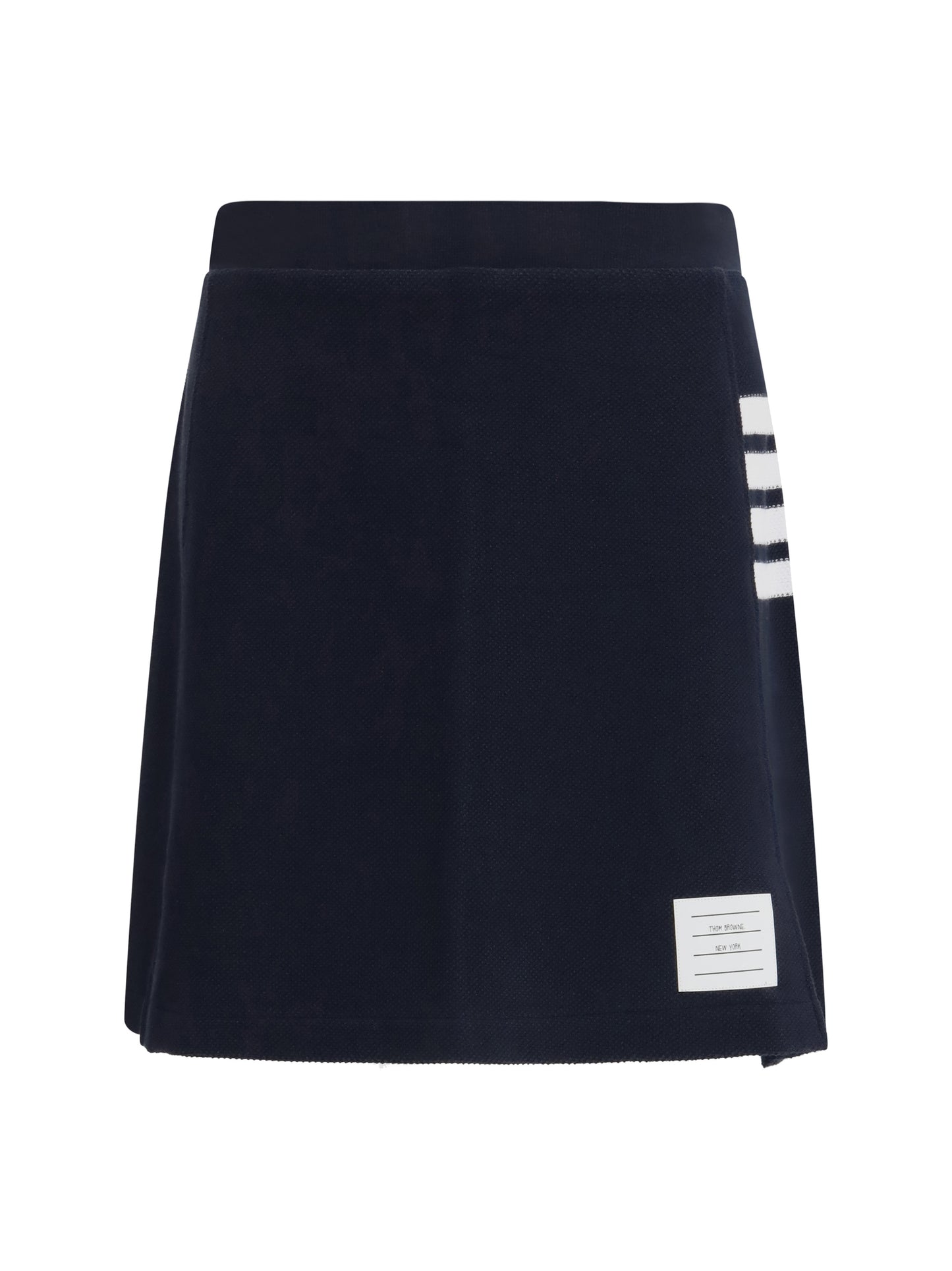 THOM BROWNE 4-bar piqué mini Skirt