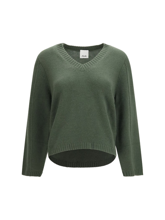 Allude V-neck cashmere Sweater - 36