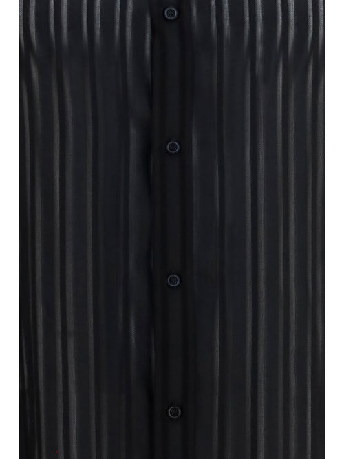 Gucci Striped silk gauze Shirt - Black