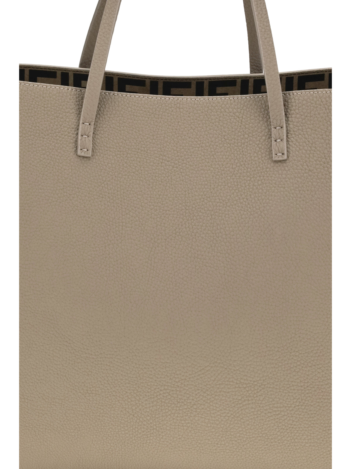 Fendi Medium Roll Roman leather Shopping Bag - Corda+Moro