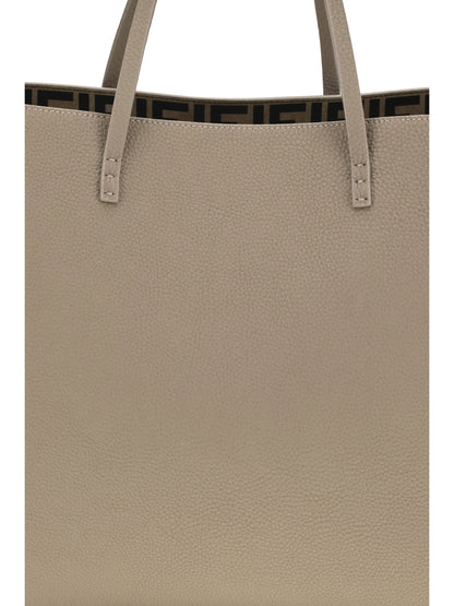 Fendi Medium Roll Roman leather Shopping Bag - Corda+Moro