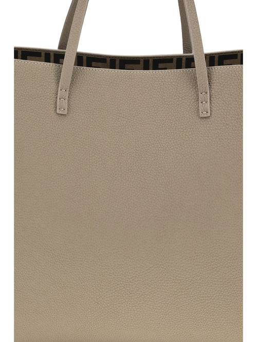 Fendi Medium Roll Roman leather Shopping Bag - Corda+Moro