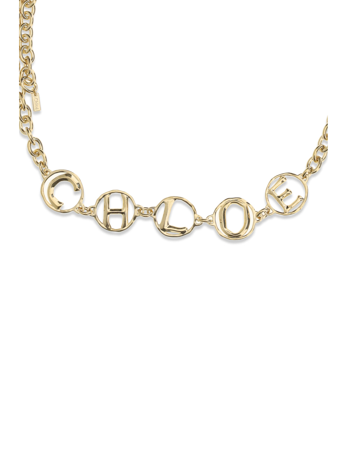 Chloé Script Jewel Belt - Vintage Gold