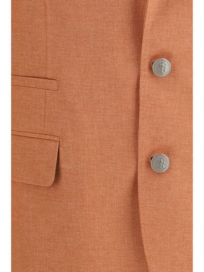 BRUNELLO CUCINELLI Deconstructed Jacket in mouliné fabric