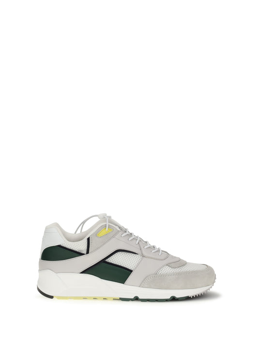 SAINT LAURENT Smooth leather and suede Bump Sneakers