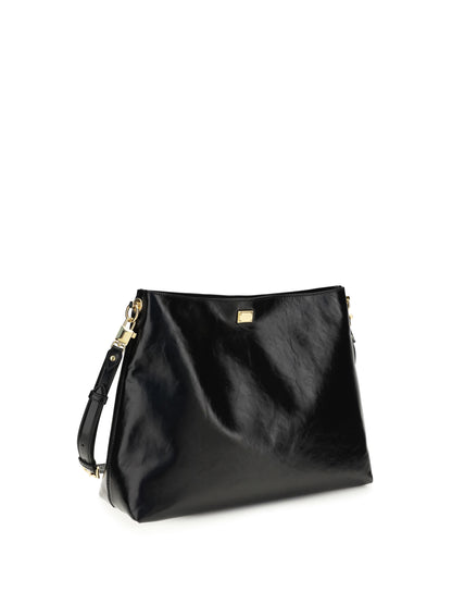 DOLCE & GABBANA Large Vittoria leather Shoulder Bag
