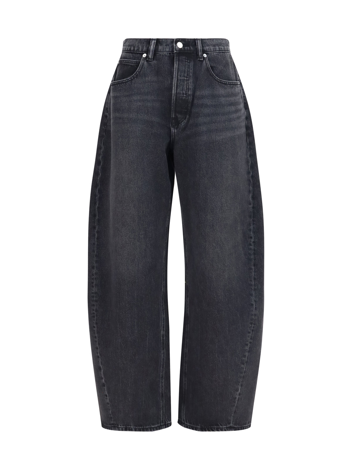 Alexander Wang Crystal balloon Jeans - Grey Aged