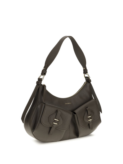 Coccinelle Small Boheme Shoulder Bag - Mud