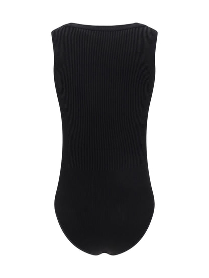 ALAÏA Ribbed design Bodysuit