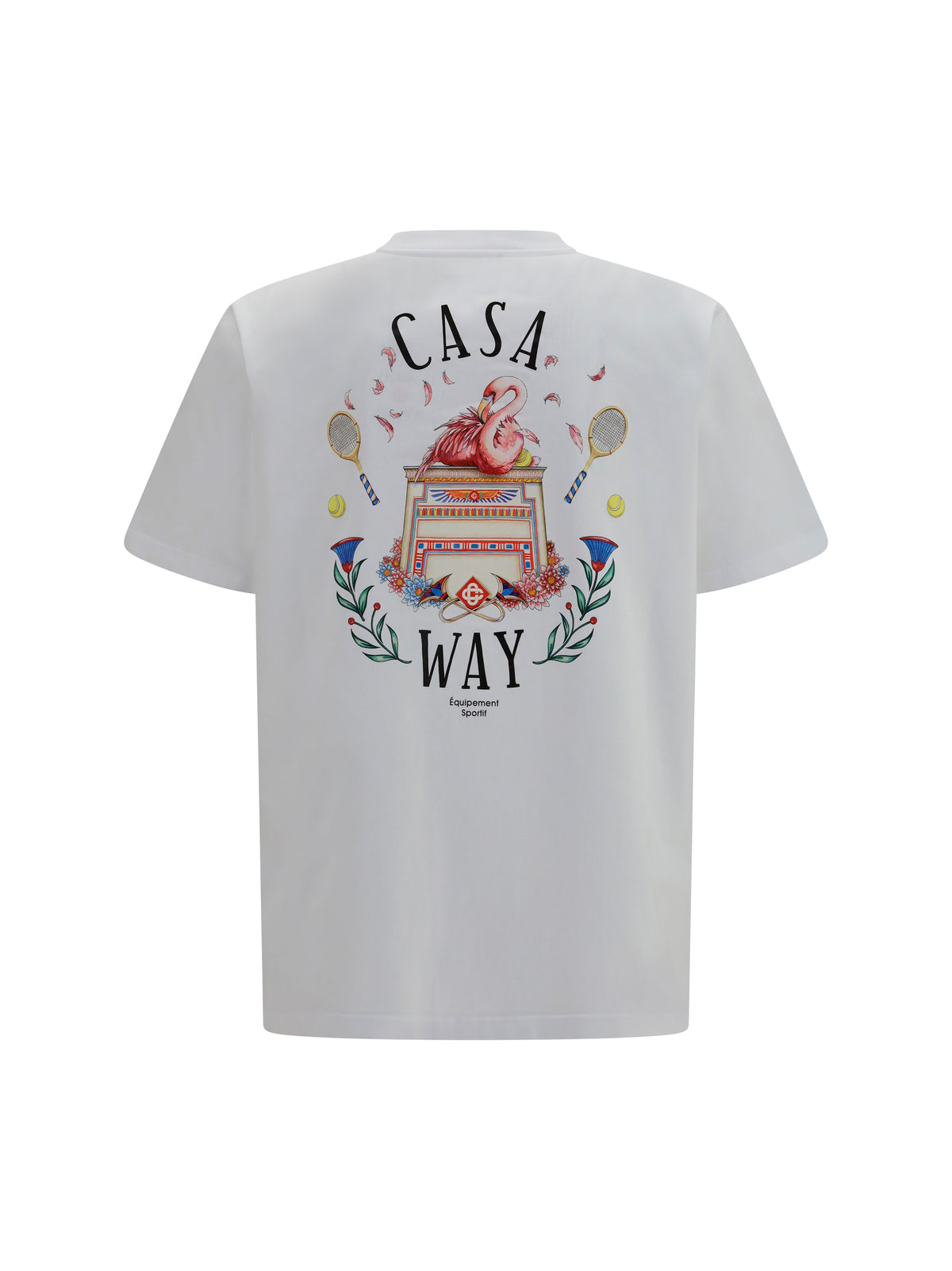 Casablanca Cotton logo-print T-shirt - White