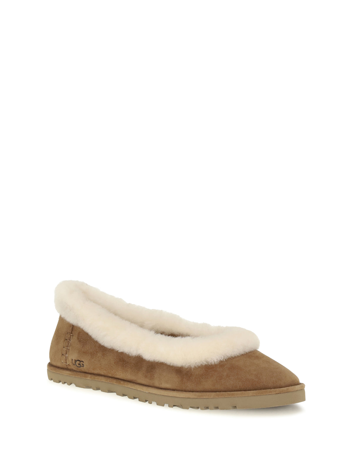 Ugg Zora suede Ballerinas - Chestnut