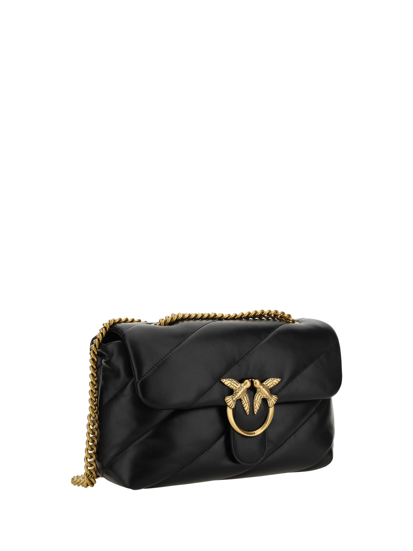 PINKO Love Classic leather Shoulder Bag
