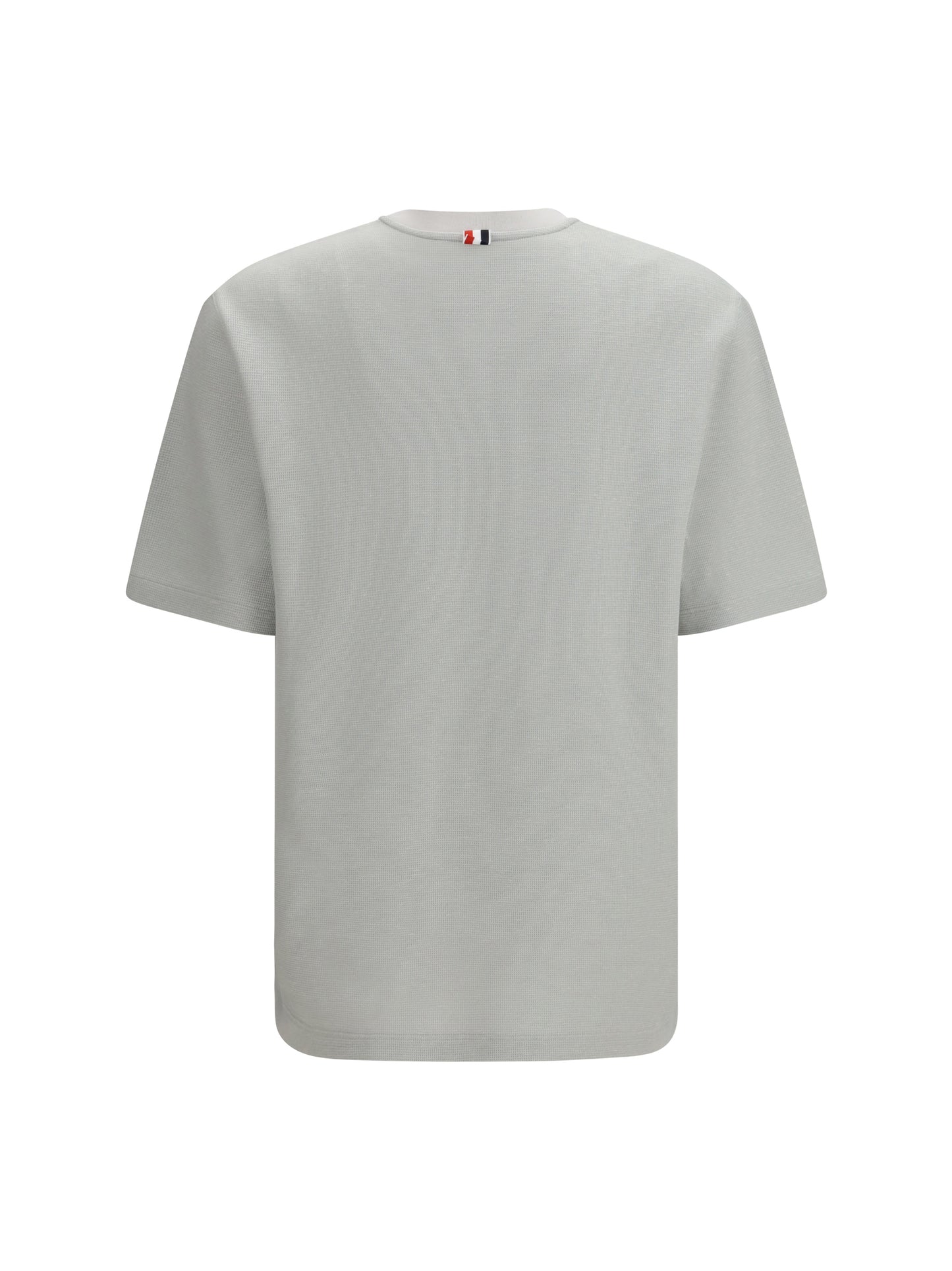THOM BROWNE Short-sleeve cotton-linen T-shirt