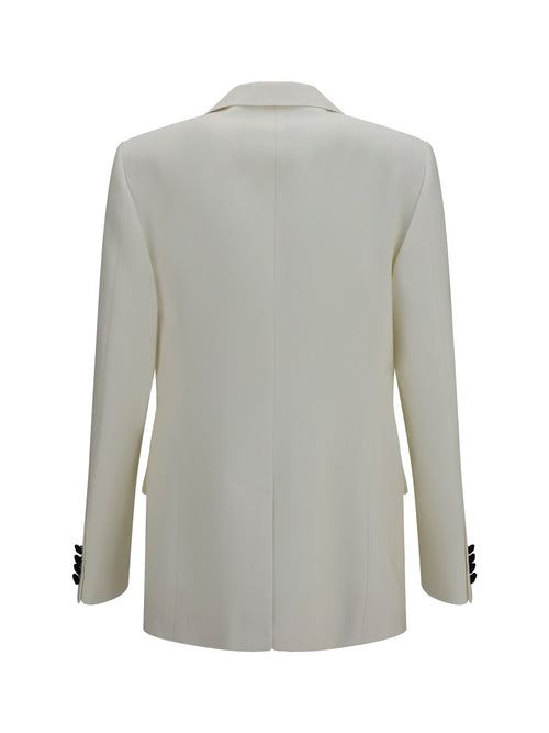 Valentino Two-tone wool Jacket - Ivory/Black