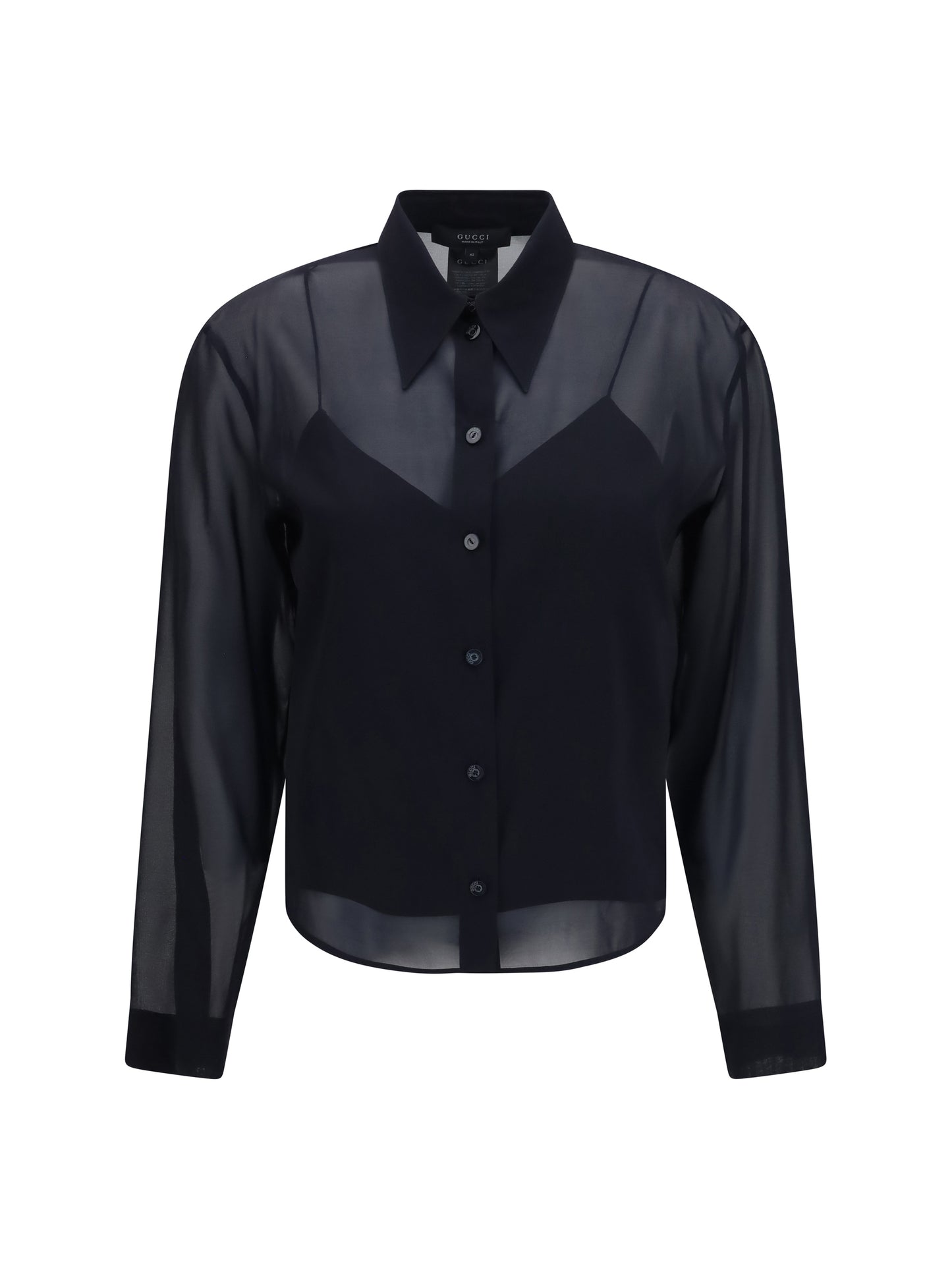 GUCCI Stretch silk chiffon Shirt