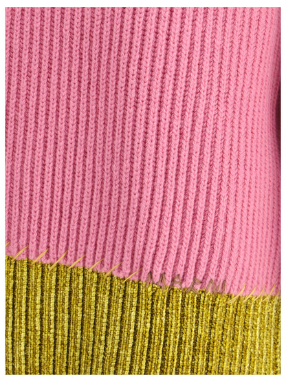 MARNI Color block wool Sweater