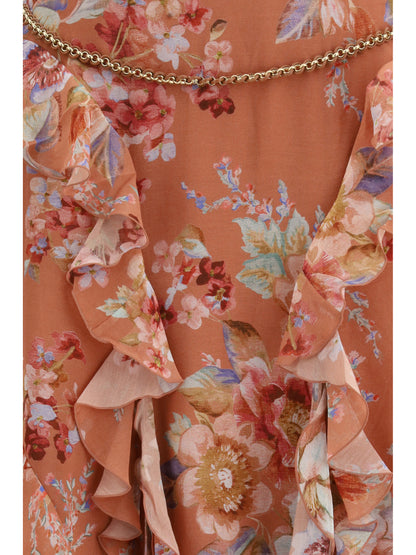 ZIMMERMANN Long Ruffle Skirt