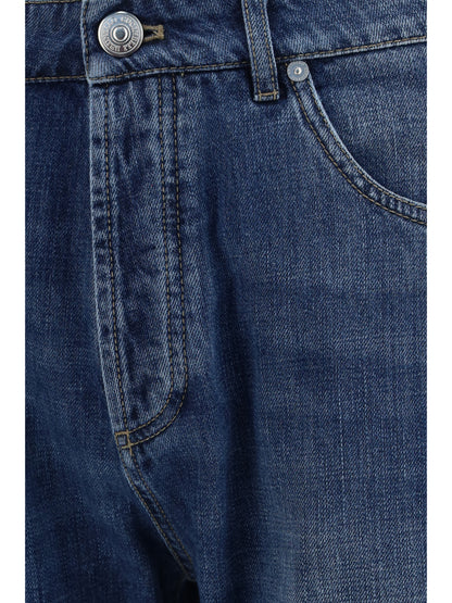 BRUNELLO CUCINELLI Straight five-pocket Jeans in cotton