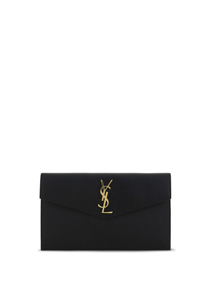 SAINT LAURENT Leather Pochette