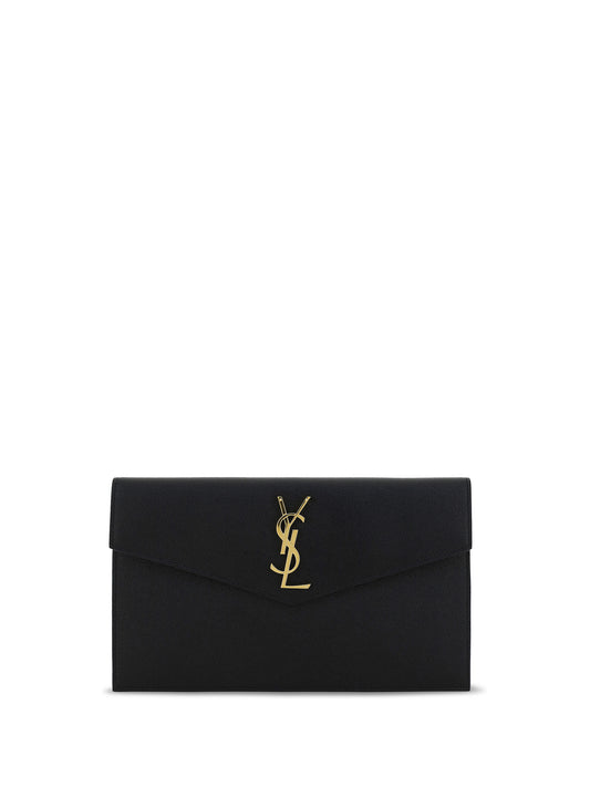 SAINT LAURENT Leather Pochette