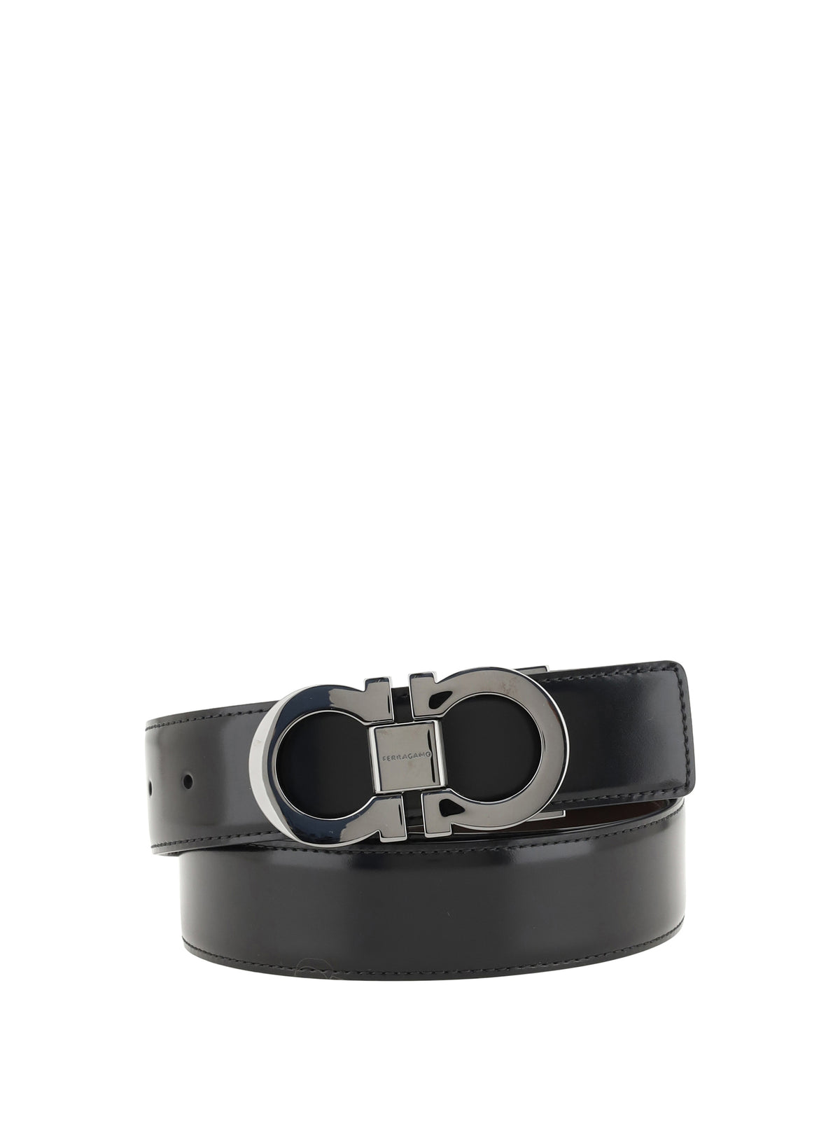 Ferragamo Gancini reversible Belt - Black