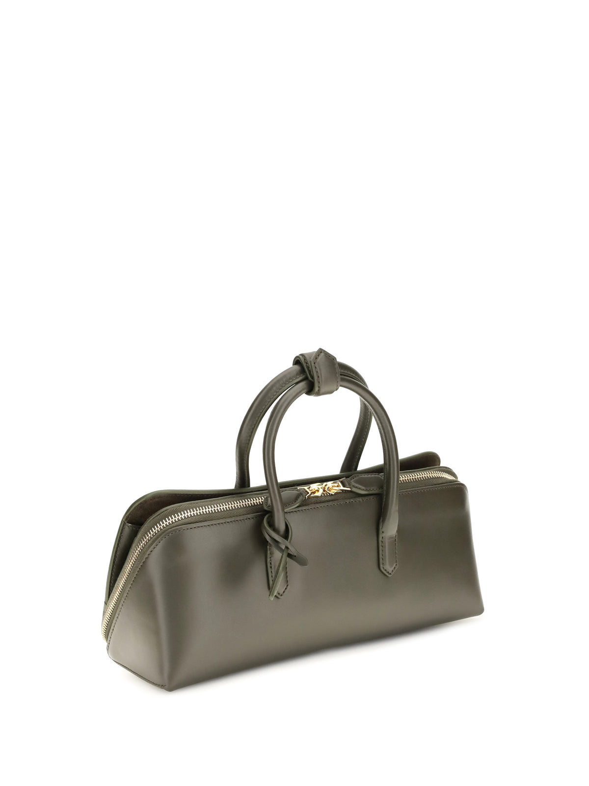AlaïA Small Delta nubuck Handbag - Vert Camouflage