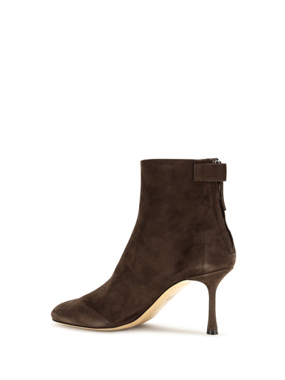 Francesco Russo Suede ankle Boots - Cacao