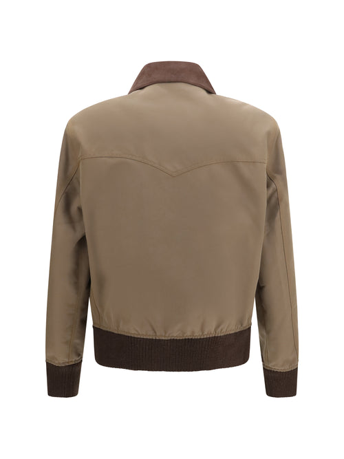 Prada Jacket with corduroy collar - Light Brown