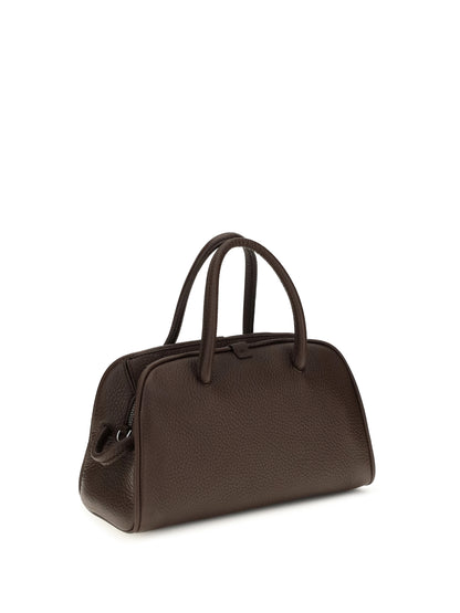 Jacquemus Le Petit Turismo leather Top Handle Bag - Dark Brown