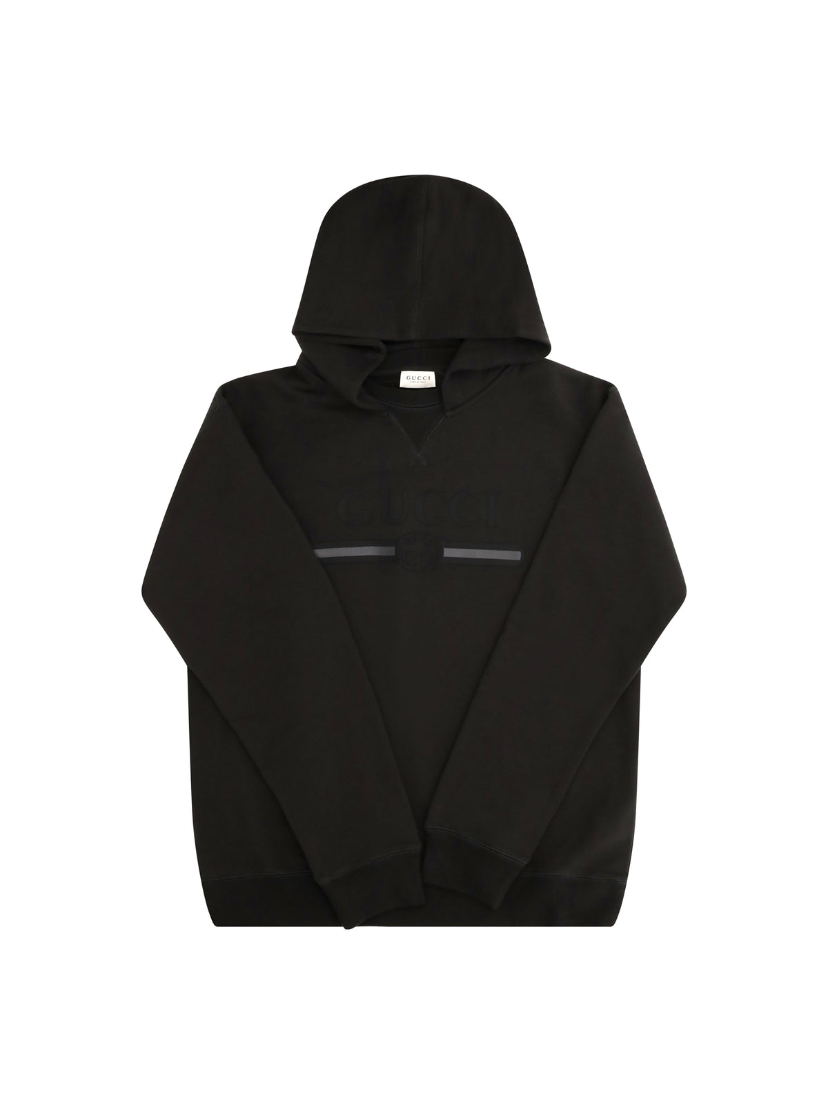 Gucci Cotton Hooded Sweatshirt for Boy - Dusty Dark Grey/Mc