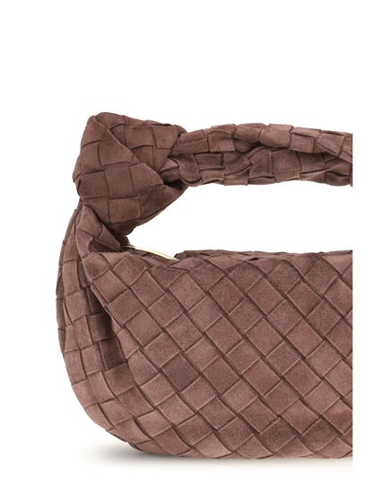 Bottega Veneta Jodie mini Handbag - Deep Mahogany-Gold