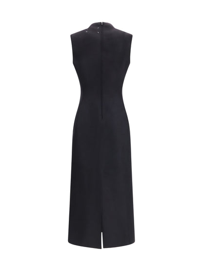 Maison Margiela Sleeveless virgin wool midi Dress - Black