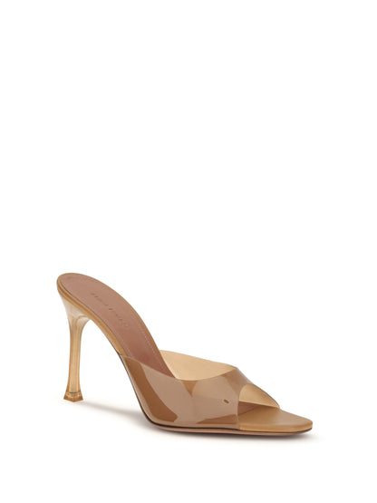 AMINA MUADDI Alexa Glass Mules Sandals
