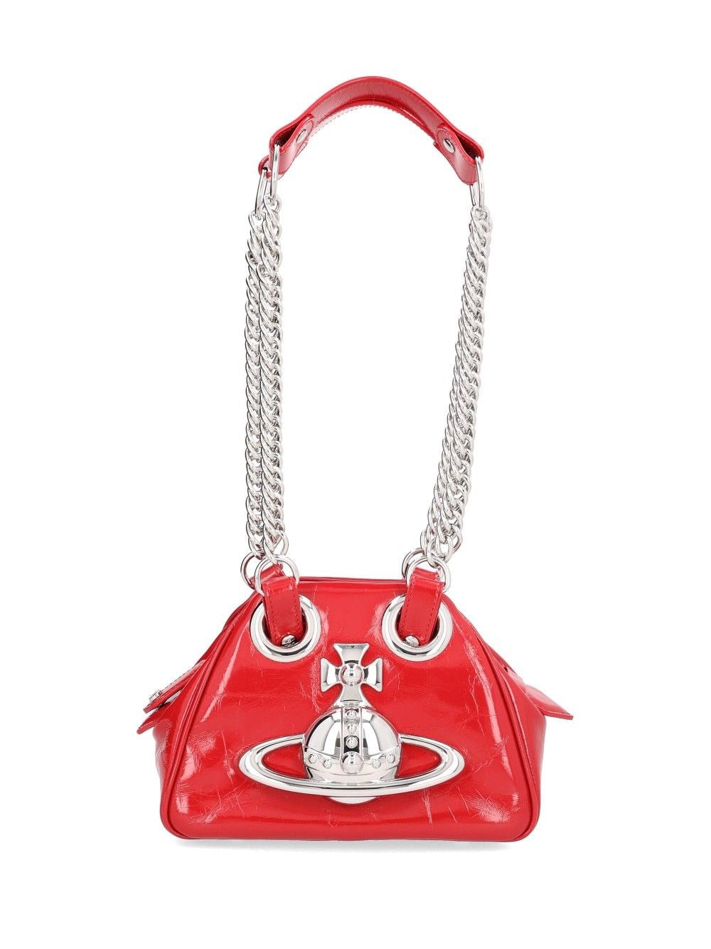 Vivienne Westwood Archive Orb Chain Handbag - Red