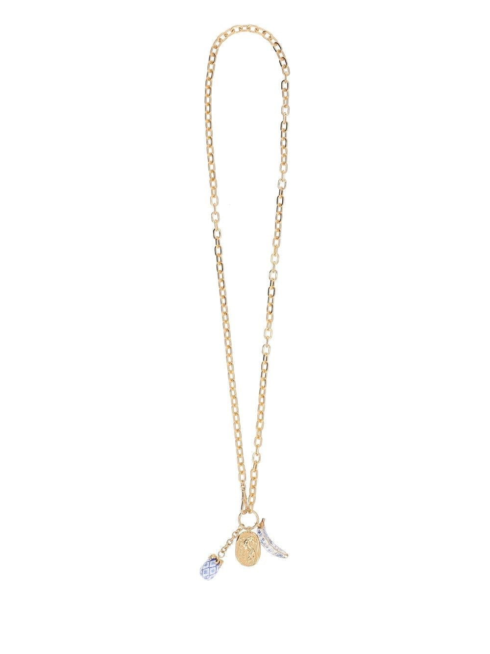 Chloe' "Chloé Bloomcraft" Necklace With Pendants - Gold