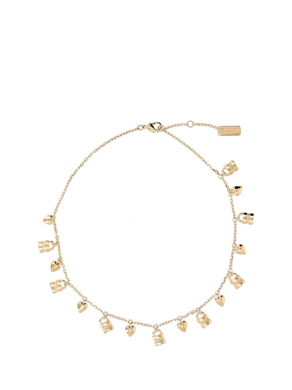 Chloe' "Chloé Mini Paddington" Necklace - Gold