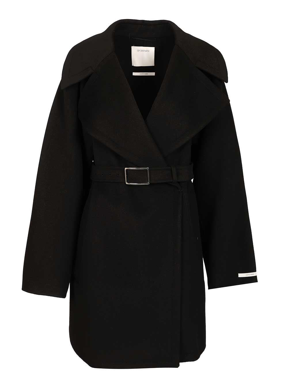 Sportmax Coat Spxpagine - Black