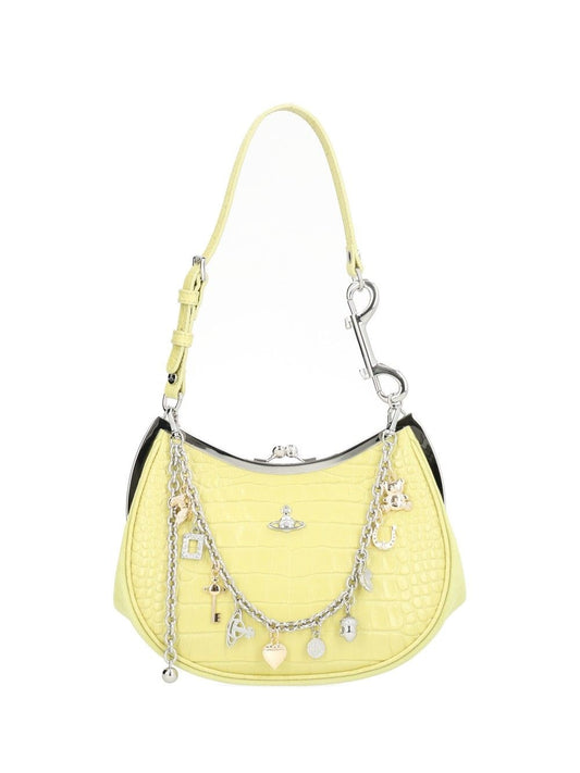 Vivienne Westwood Charm Leather Bag - Green