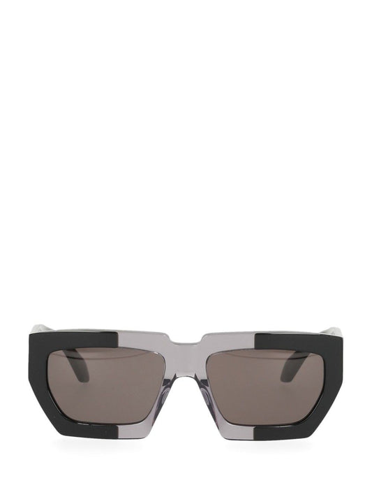 Alaïa Two-Tone Oversized Sunglasses - Black