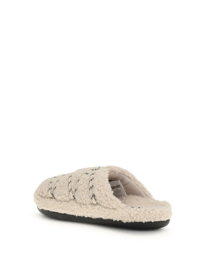 Moon Boot Teddy Slipper - Sand