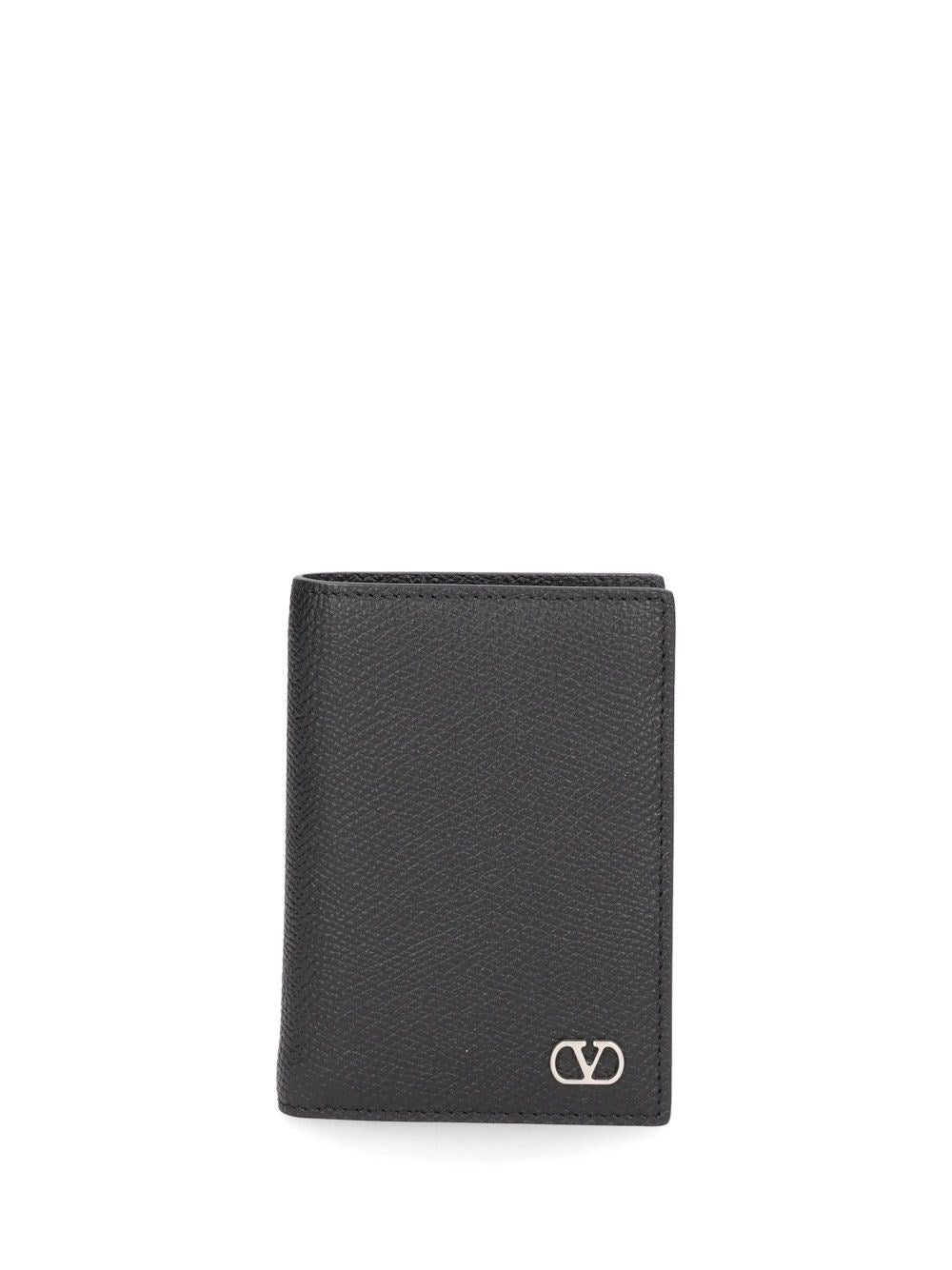 Valentino Garavani "Vlogo Signature" Card Holder - Black