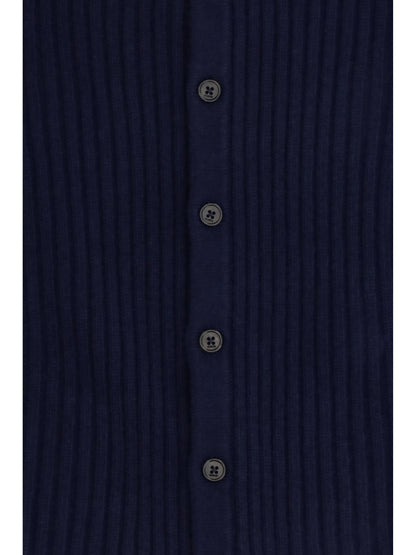 Gucci Web stripe Cardigan for Girl - Abyss Blue/Green/Red