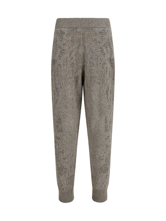 BRUNELLO CUCINELLI Track Dazzling Water Lillies Pants