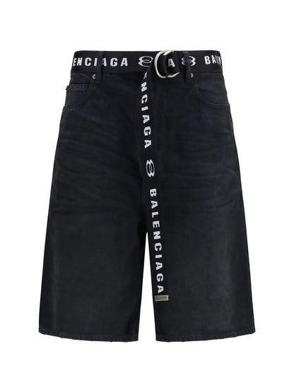 BALENCIAGA Belted Shorts