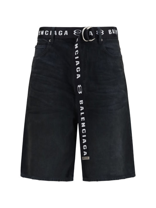 BALENCIAGA Belted Shorts