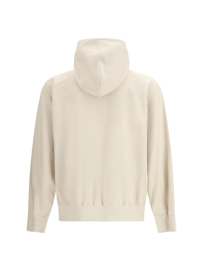 Sacai Cotton jersey Hoodie by Sacai + Carhartt WIP - Ivory