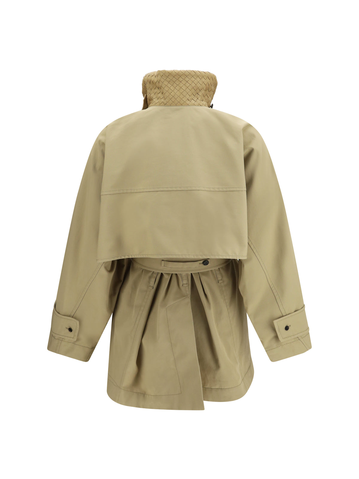 Bottega Veneta Cotton Trench Coat - Sahara