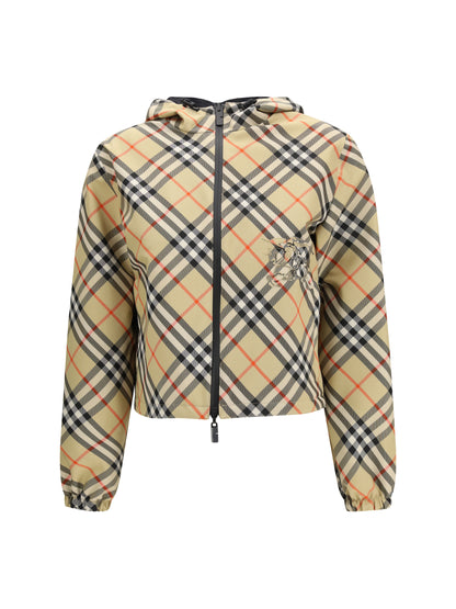 BURBERRY Reversible cropped check Jacket